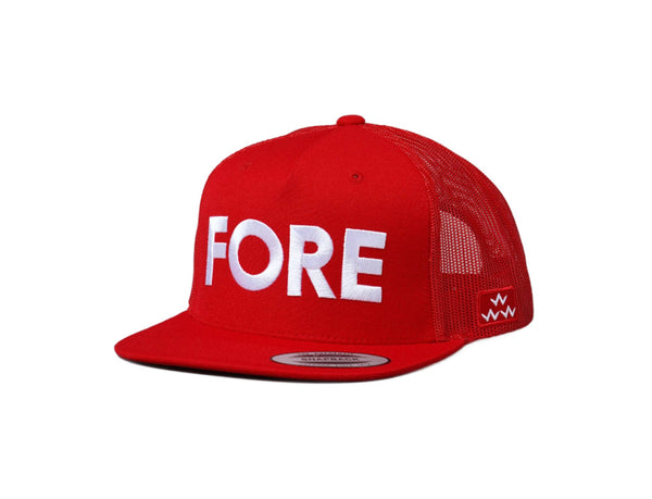Cap Snapback Fore Trucker Cap Red Birds Of Condor Trucker Cap / Red / One Size
