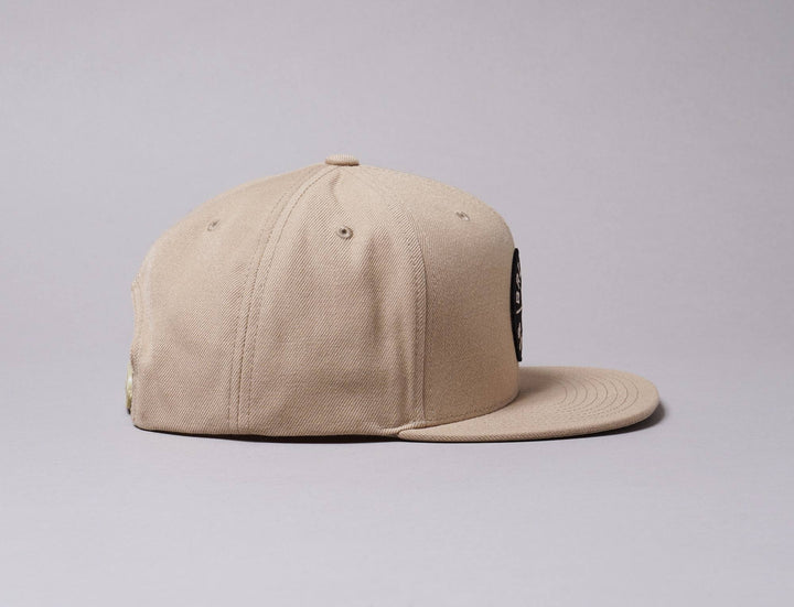 Cap Snapback Brixton Oath III Snapback Khaki Brixton Snapback Cap / Beige / One Size