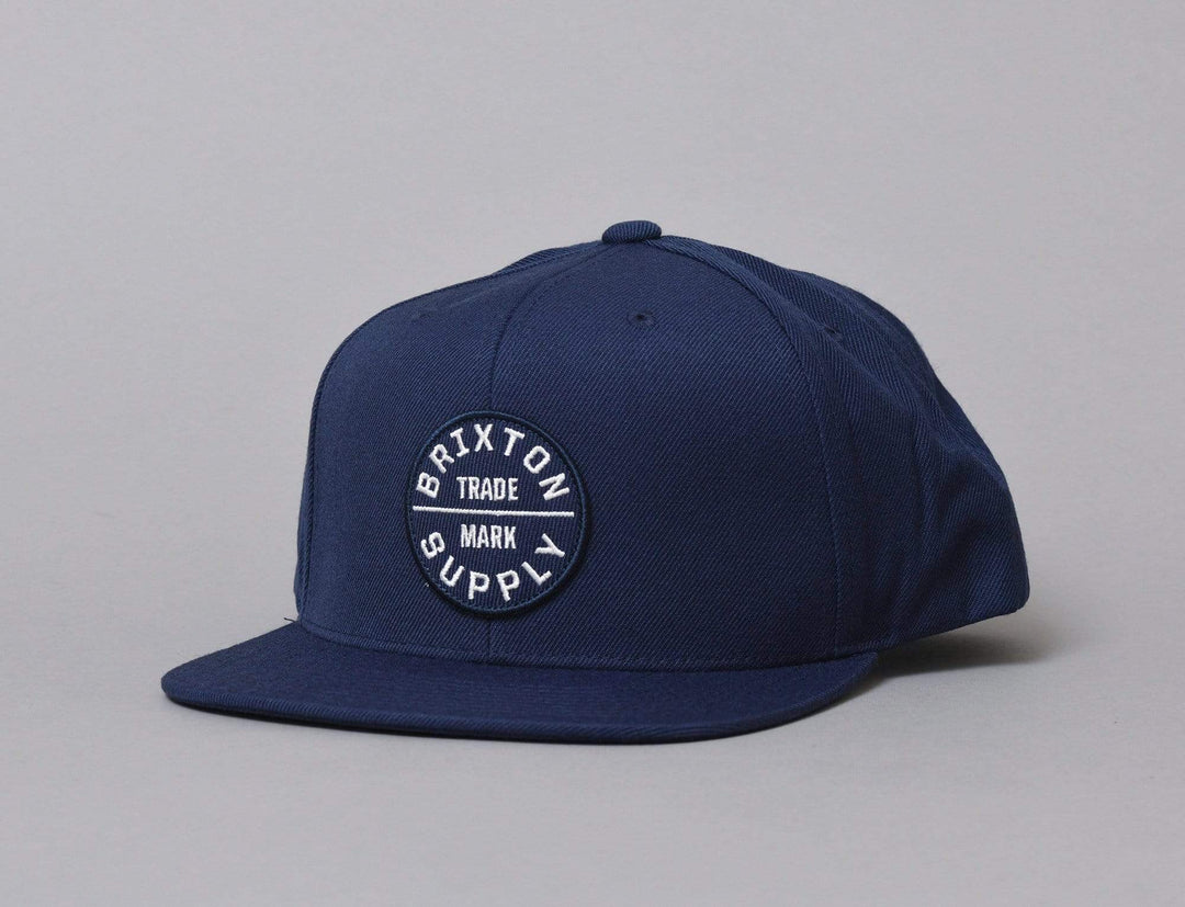 Cap Snapback Brixton Oath III Snapback Washed Navy/White Brixton Snapback Cap / Blue / One Size