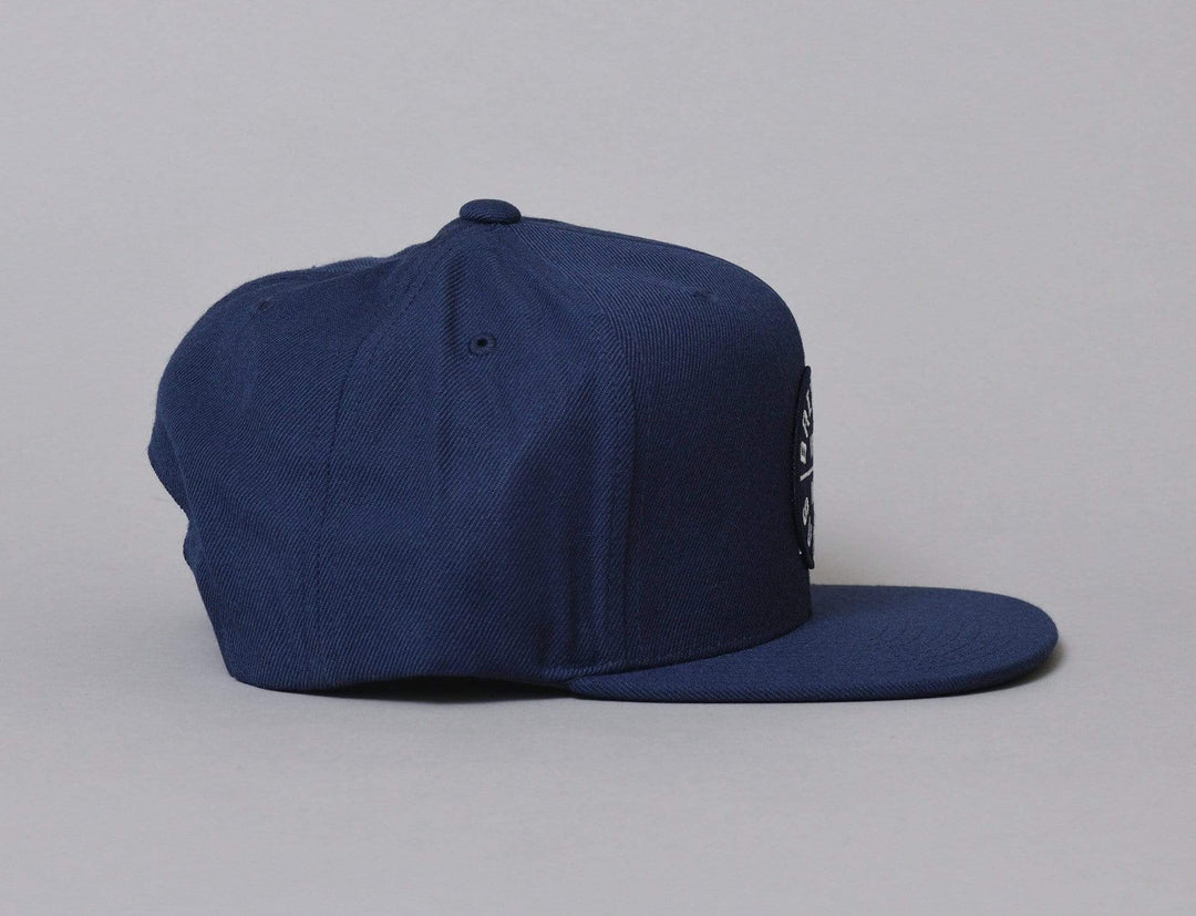 Cap Snapback Brixton Oath III Snapback Washed Navy/White Brixton Snapback Cap / Blue / One Size