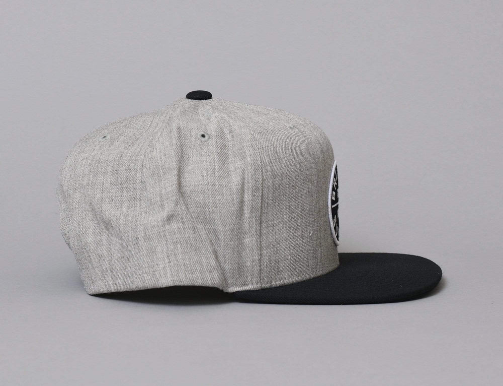 Cap Snapback Brixton Oath III Snapback Heather Grey/Black Brixton Snapback Cap / Grey / One Size