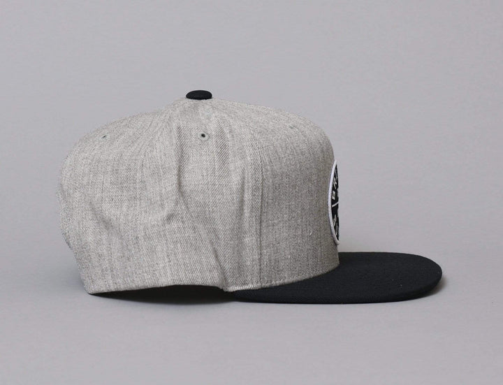 Cap Snapback Brixton Oath III Snapback Heather Grey/Black Brixton Snapback Cap / Grey / One Size
