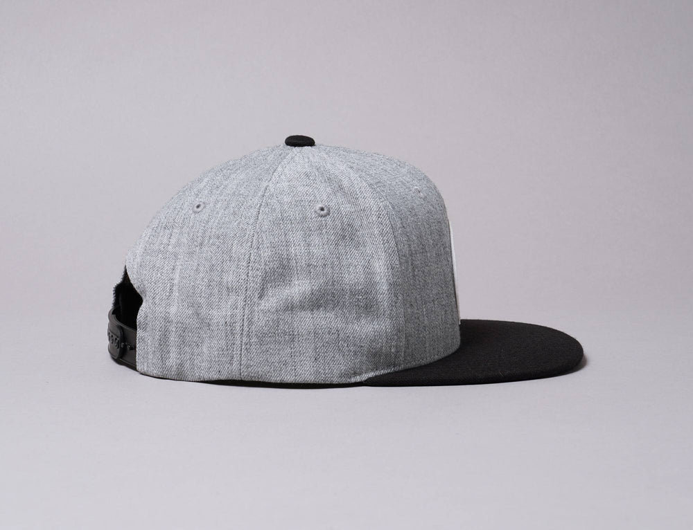 Cap Snapback Brixton Rival MP Snapback Heather Grey/Black Brixton Snapback Cap / Grey / One Size