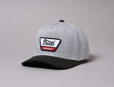 Cap Snapback Linwood Snapback Heather Grey/Black Brixton Snapback Cap / Grey / One Size