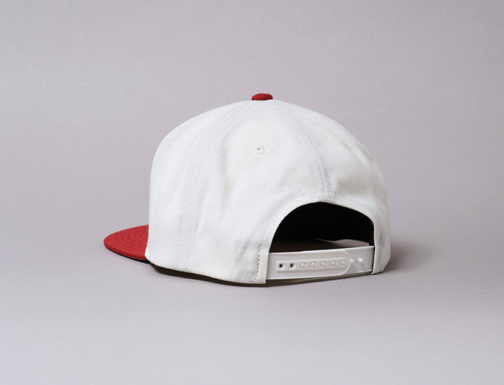 Cap Snapback Brixton Rival MP Snapback Off White/Brick Brixton Snapback Cap / White / One Size