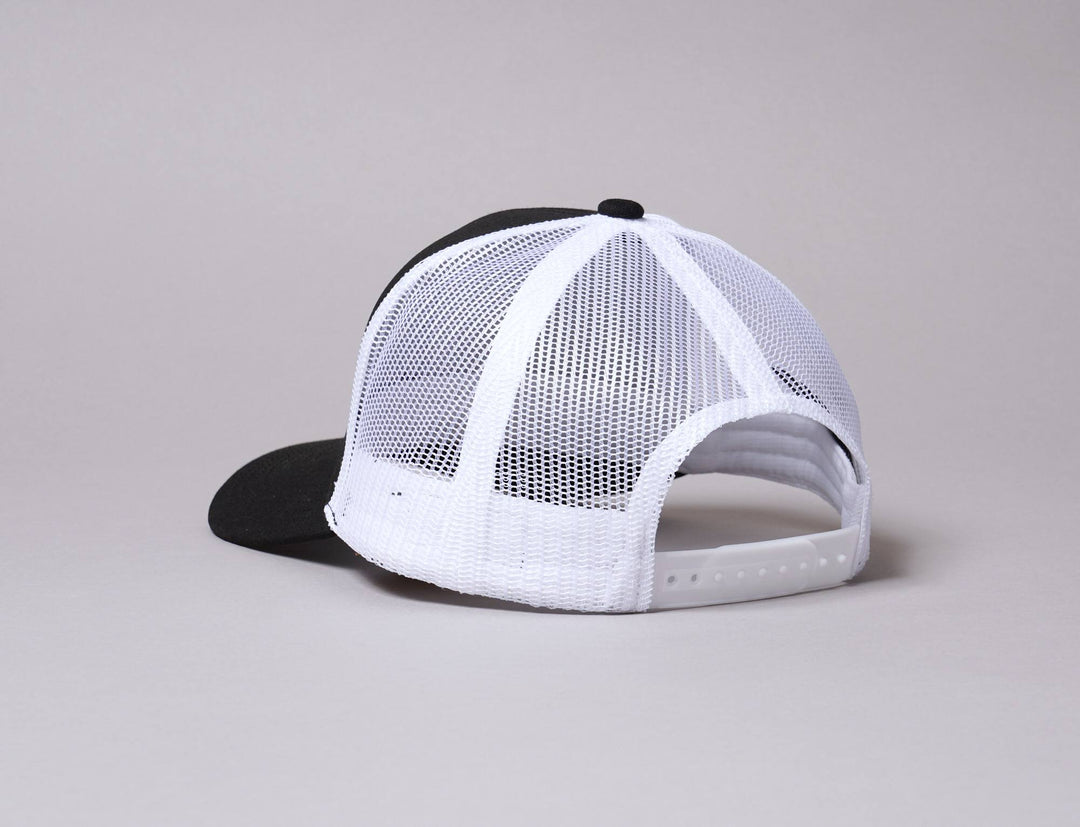 Cap Trucker BRIXTON PARSONS X MP MESH CAP - BLACK/WHITE Brixton Trucker Cap / Black / One Size