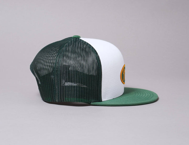 Cap Trucker BRIXTON PARSONS HP MESH CAP - SILVER PINE/WHITE Brixton Trucker Cap / Green / One Size