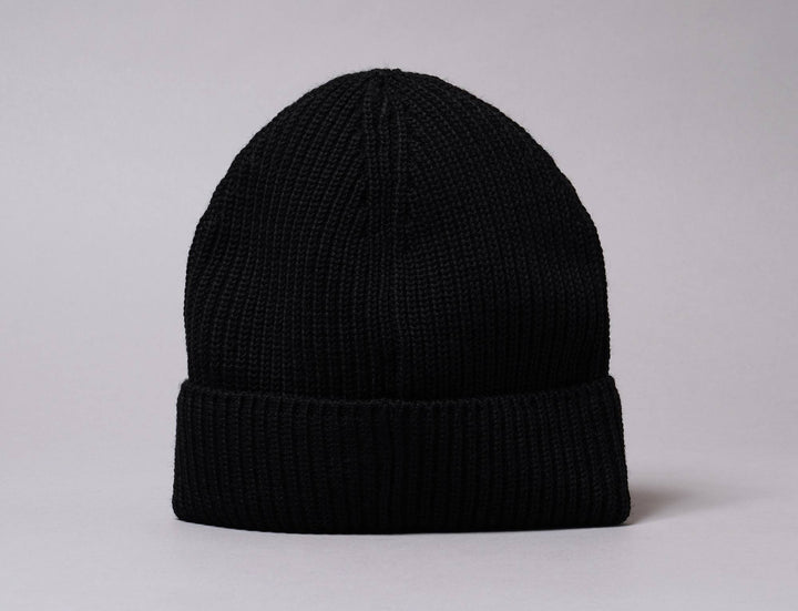 Beanie Cuff C.P. Company Beanie - Black Merino Wool C.P. Company Cuff Beanie / Black / One Size