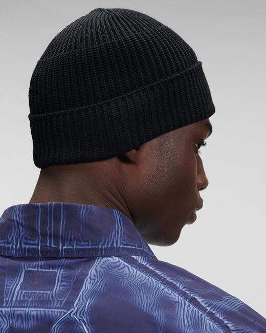 Beanie Cuff C.P. Company Beanie Black Metropolis Series Cotton Logo Badge C.P. Company Cuff Beanie / Black / One Size