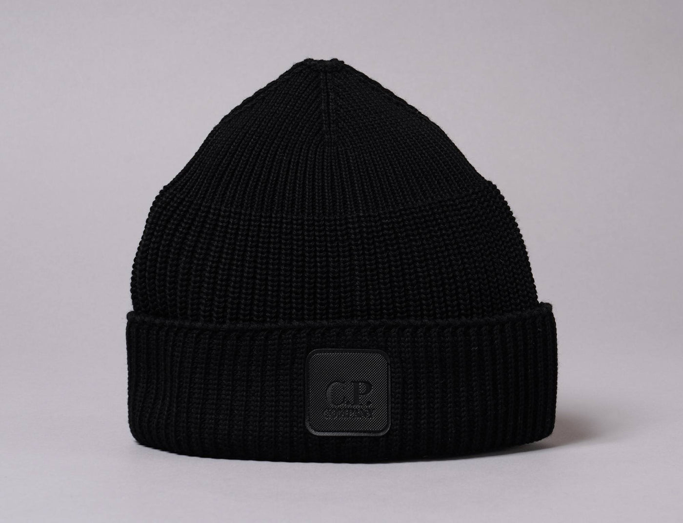 Beanie Cuff C.P. Company Beanie Black Metropolis Series Cotton Logo Badge C.P. Company Cuff Beanie / Black / One Size