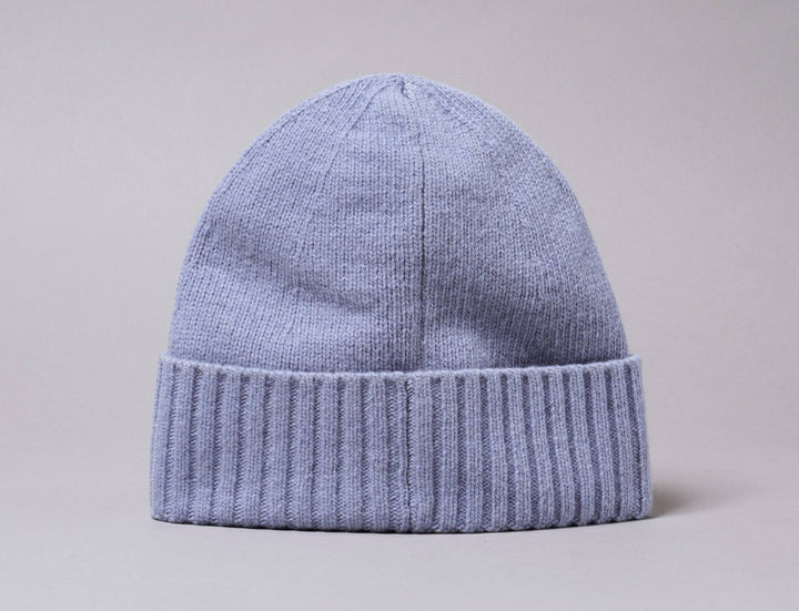 Beanie Cuff C.P. Company Beanie - Blue Fog Merino Wool C.P. Company Cuff Beanie / Blue / One Size