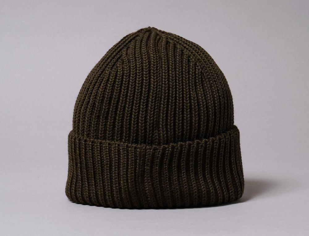 Beanie Cuff C.P. Company Merino Wool Goggle Beanie Resin C.P. Company Cuff Beanie / Green / One Size