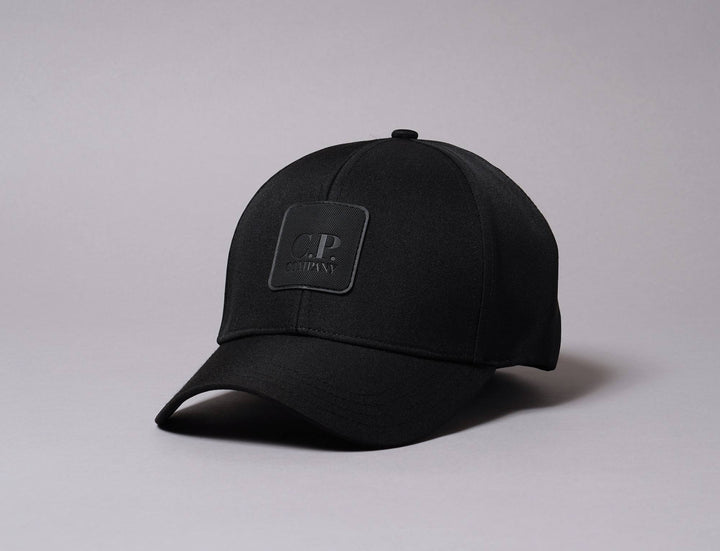 Cap Adjustable C.P. Company Cap Black Metropolis Series Polyester Twill Logo Badge Cap C.P. Company Adjustable Cap / Black / One Size