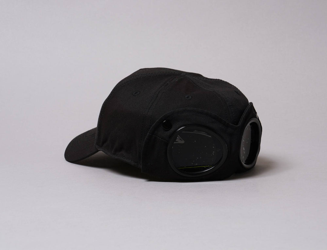Cap Fitted C.P. Company Goggle Cap Black C.P. Company