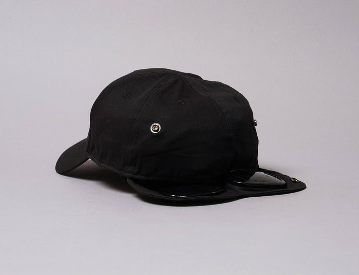 Cap Fitted C.P. Company Goggle Cap Black C.P. Company