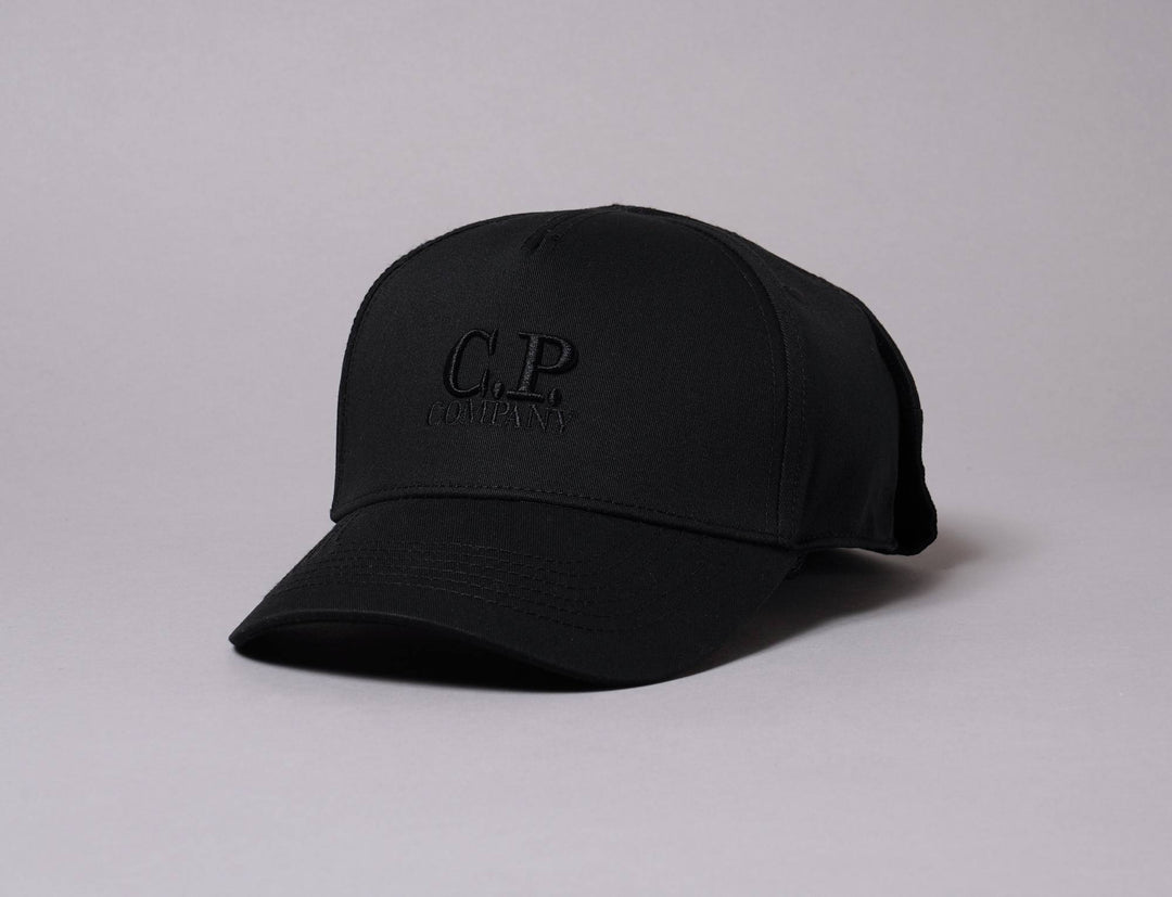 Cap Fitted C.P. Company Goggle Cap Black C.P. Company
