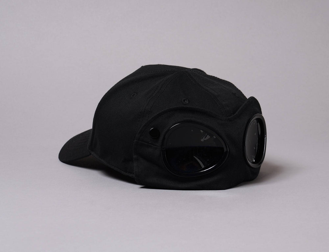 Cap Fitted C.P. Company Goggle Cap Black C.P. Company