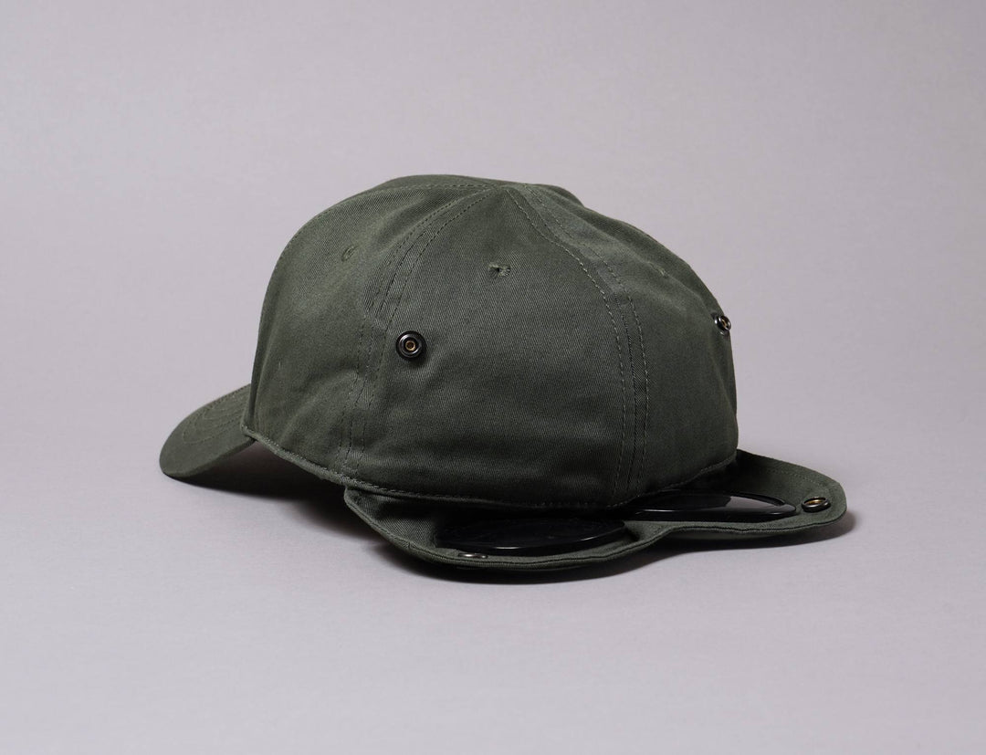 Cap Fitted C.P. Company Goggle Cap Laurel Wrea C.P. Company