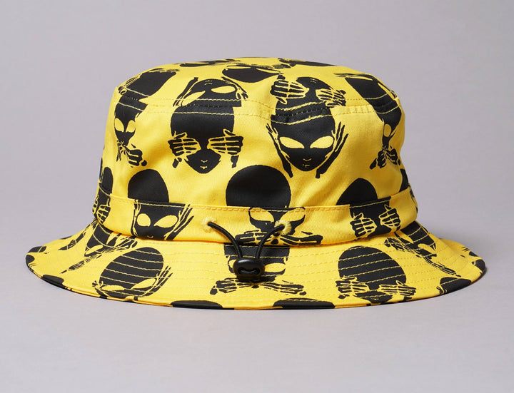 Hat Bucket Bucket Hat Chinatown Market  No Evil Yellow Chinatown Market Bucket Hat / Yellow / One Size