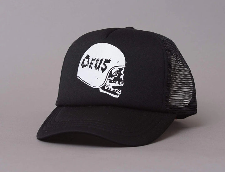 Cap Trucker Deus Camperdown Skull Trucker Black Deus Ex Machina Trucker Cap / Black / One Size