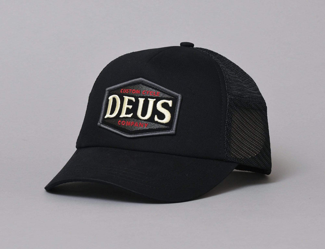 Cap Trucker Deus American Twin Trucker Black Deus Ex Machina Trucker Cap / Black / One Size