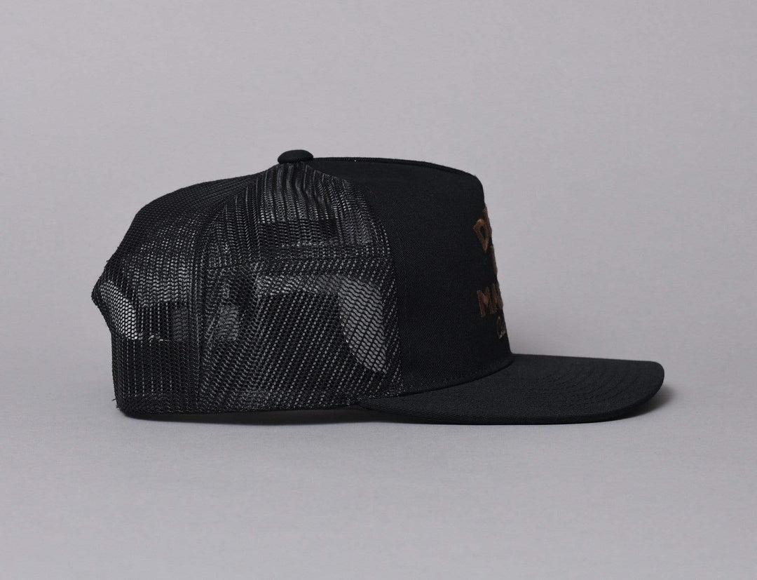 Cap Trucker Moreno Trucker Black Deus Ex Machina Trucker Cap / Black / One Size