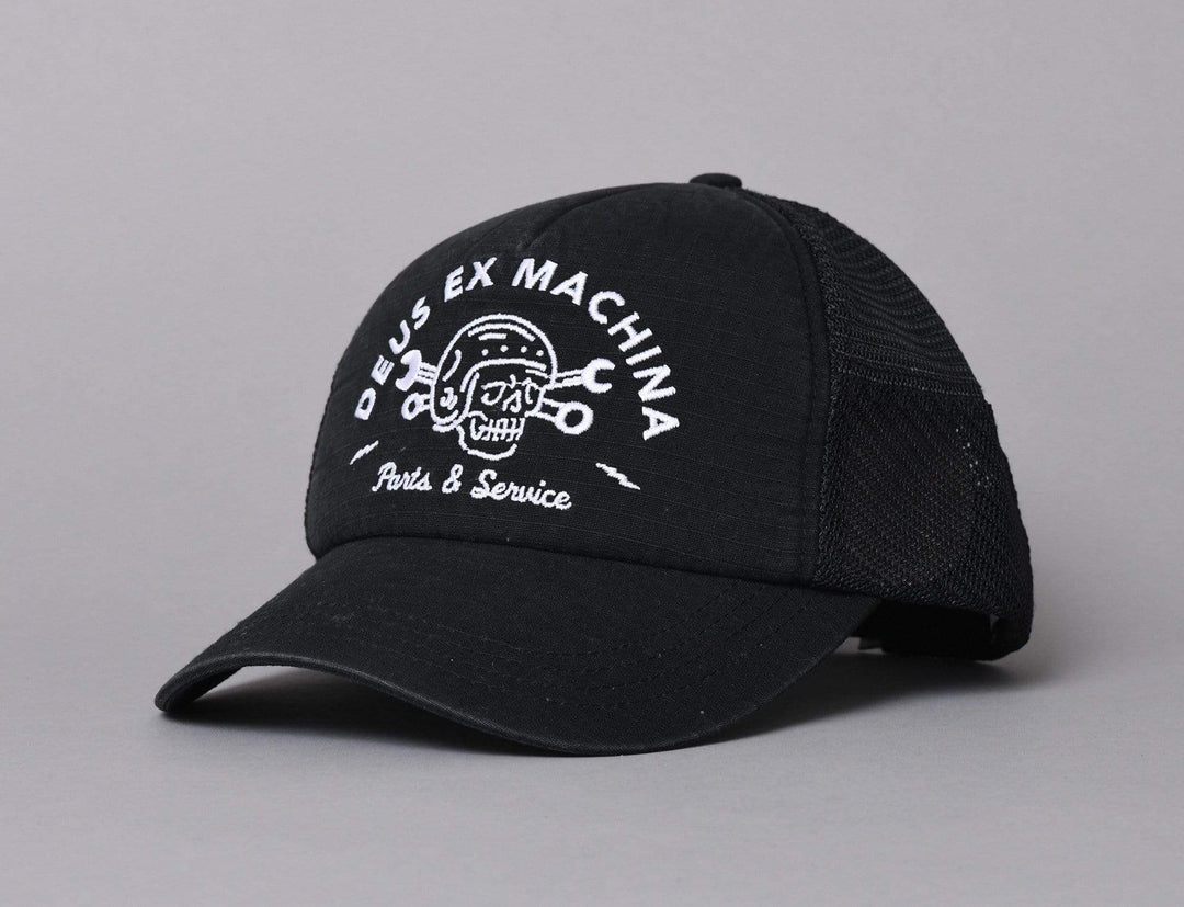 Cap Trucker Trucker Cap Clyne Deus Ex Machina Black Deus Ex Machina Trucker Cap / Black / One Size