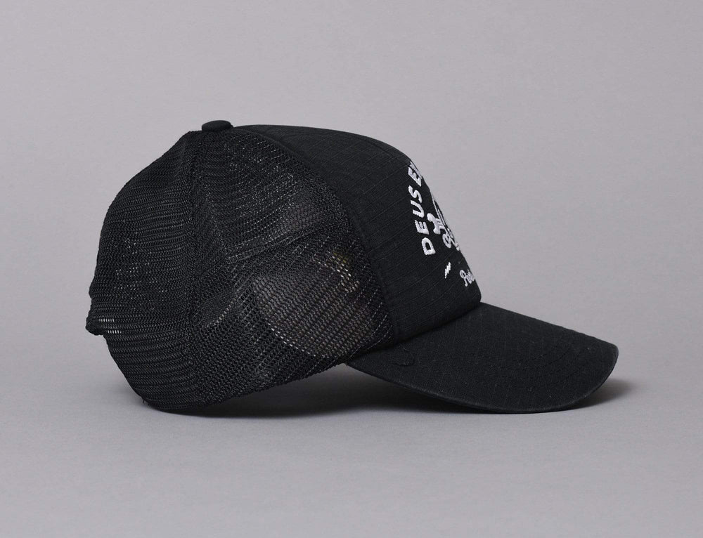 Cap Trucker Trucker Cap Clyne Deus Ex Machina Black Deus Ex Machina Trucker Cap / Black / One Size