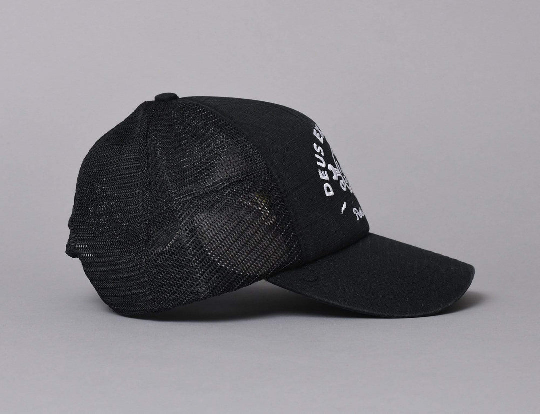 Cap Trucker Trucker Cap Clyne Deus Ex Machina Black Deus Ex Machina Trucker Cap / Black / One Size