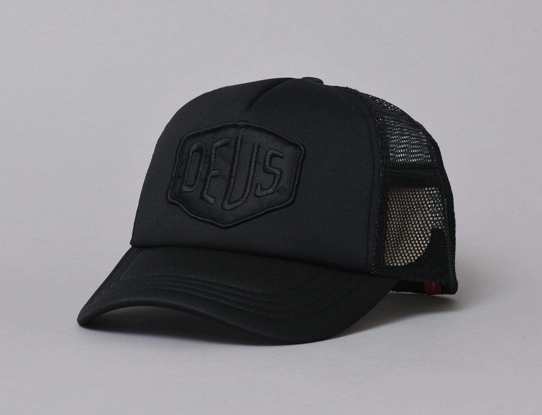 Cap Trucker Trucker Cap Deus Ex Machina Baylands Black Deus Ex Machina Trucker Cap / Black / One Size