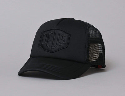 Cap Trucker Trucker Cap Deus Ex Machina Baylands Black Deus Ex Machina Trucker Cap / Black / One Size