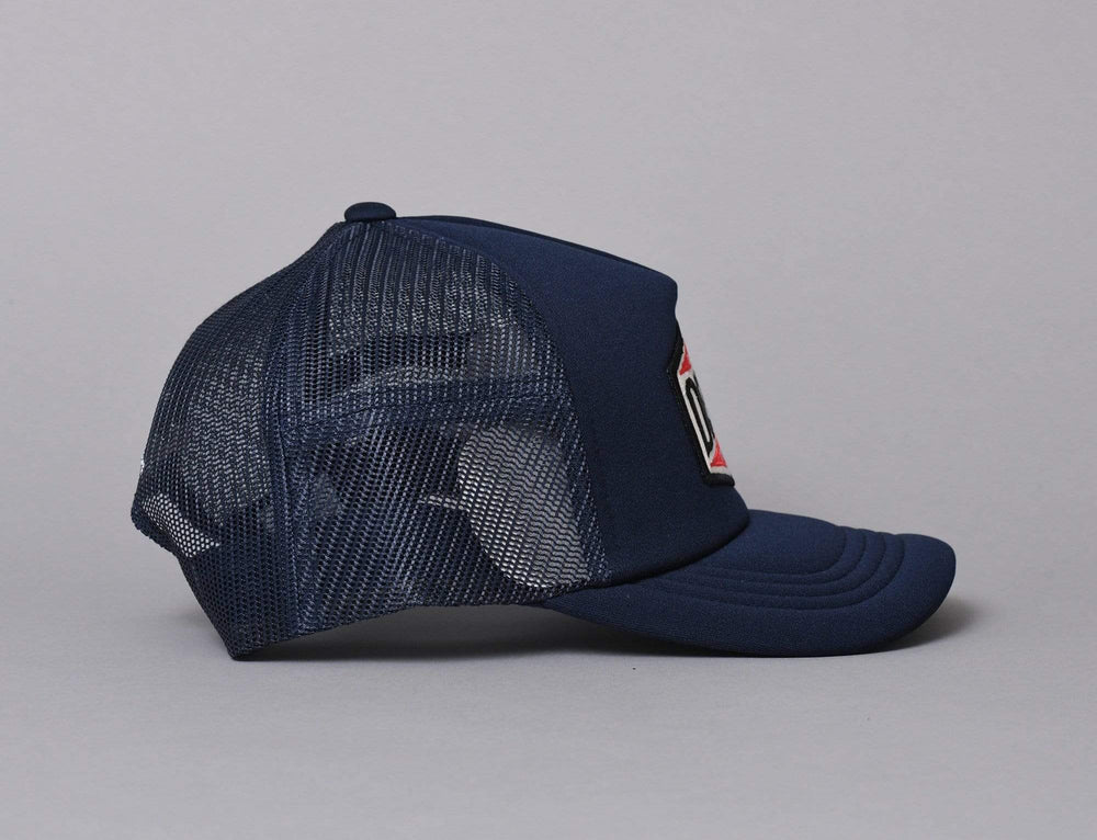 Cap Trucker American Twin 2 Trucker Navy Deus Ex Machina Trucker Cap / Blue / One Size