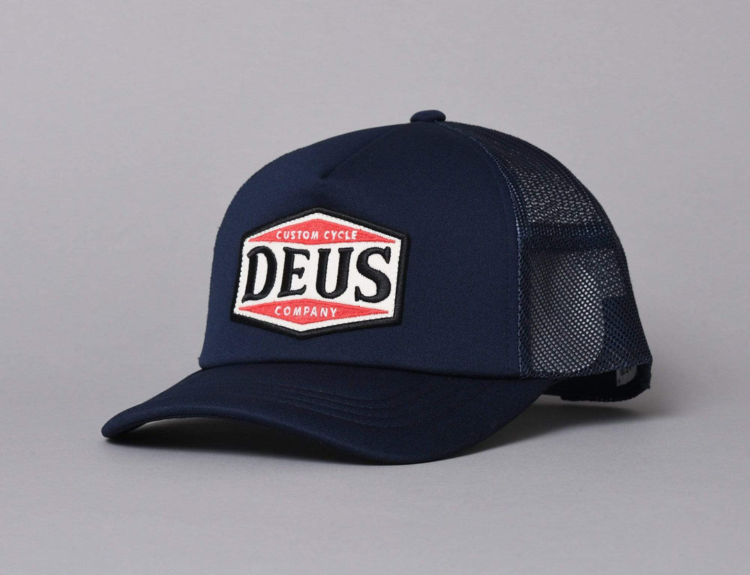 Cap Trucker American Twin 2 Trucker Navy Deus Ex Machina Trucker Cap / Blue / One Size