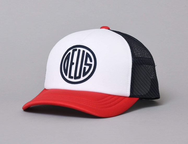 Cap Trucker Deus Pill Trucker Red Navy Deus Ex Machina Trucker Cap / Red / One Size
