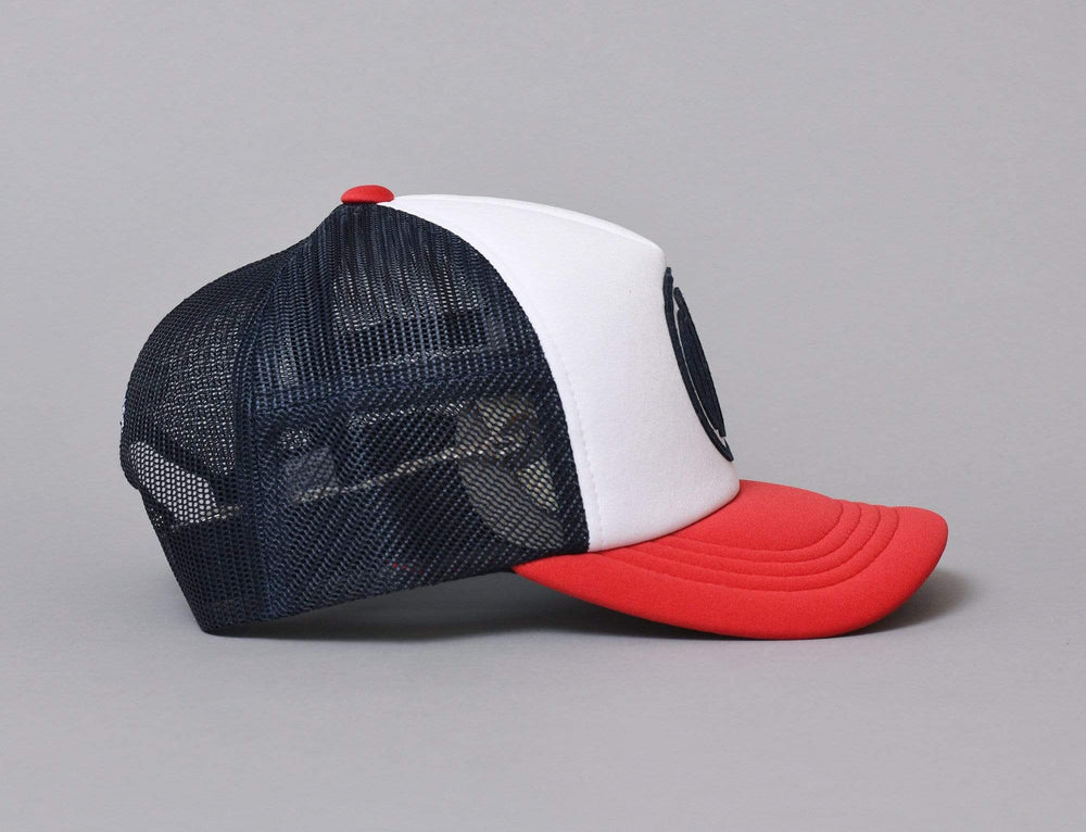 Cap Trucker Deus Pill Trucker Red Navy Deus Ex Machina Trucker Cap / Red / One Size