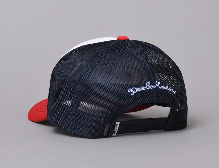 Cap Trucker Deus Pill Trucker Red Navy Deus Ex Machina Trucker Cap / Red / One Size