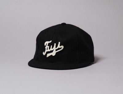 Cap Adjustable Ebbets Vintage Ballcap Short Visor Fuji Athletic Club 1931 Black Ebbets Field Flannels Adjustable Cap / Black / One Size