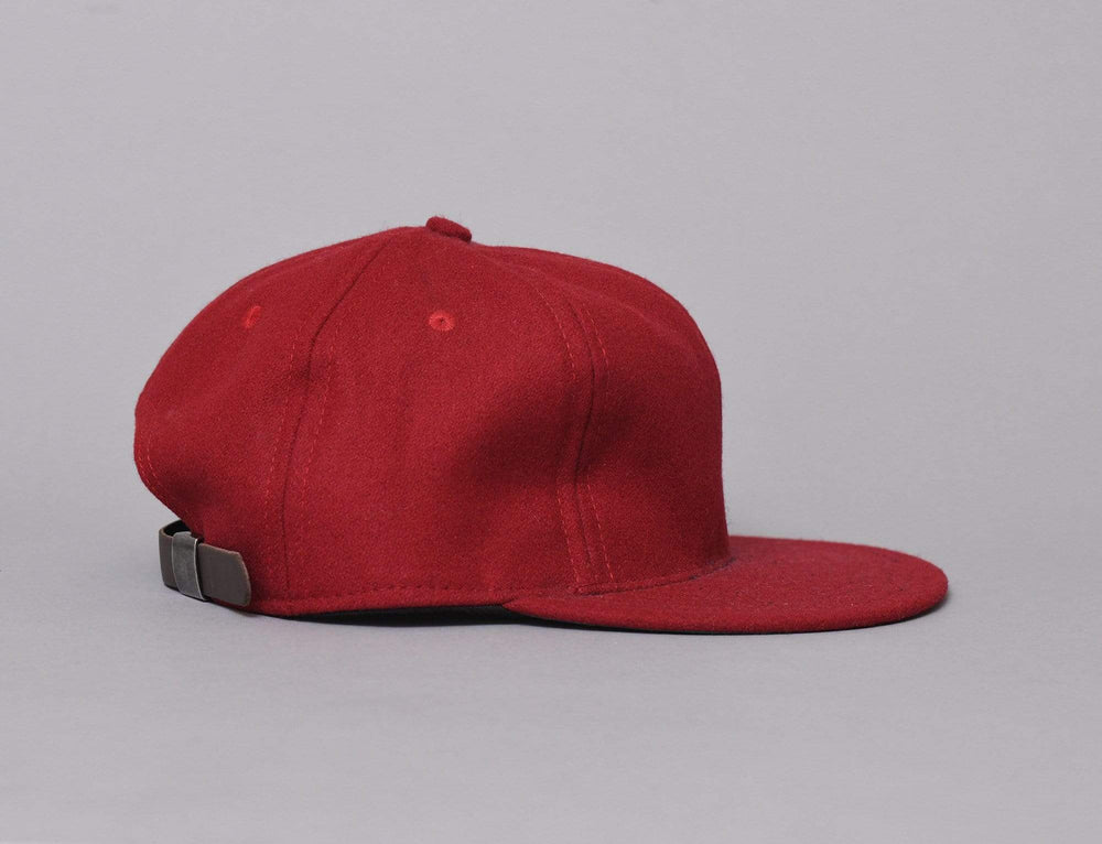 Cap Adjustable Ebbets Vintage Ballcap - Blank Burgundy Ebbets Field Flannels Adjustable Cap Cap / Red / One Size