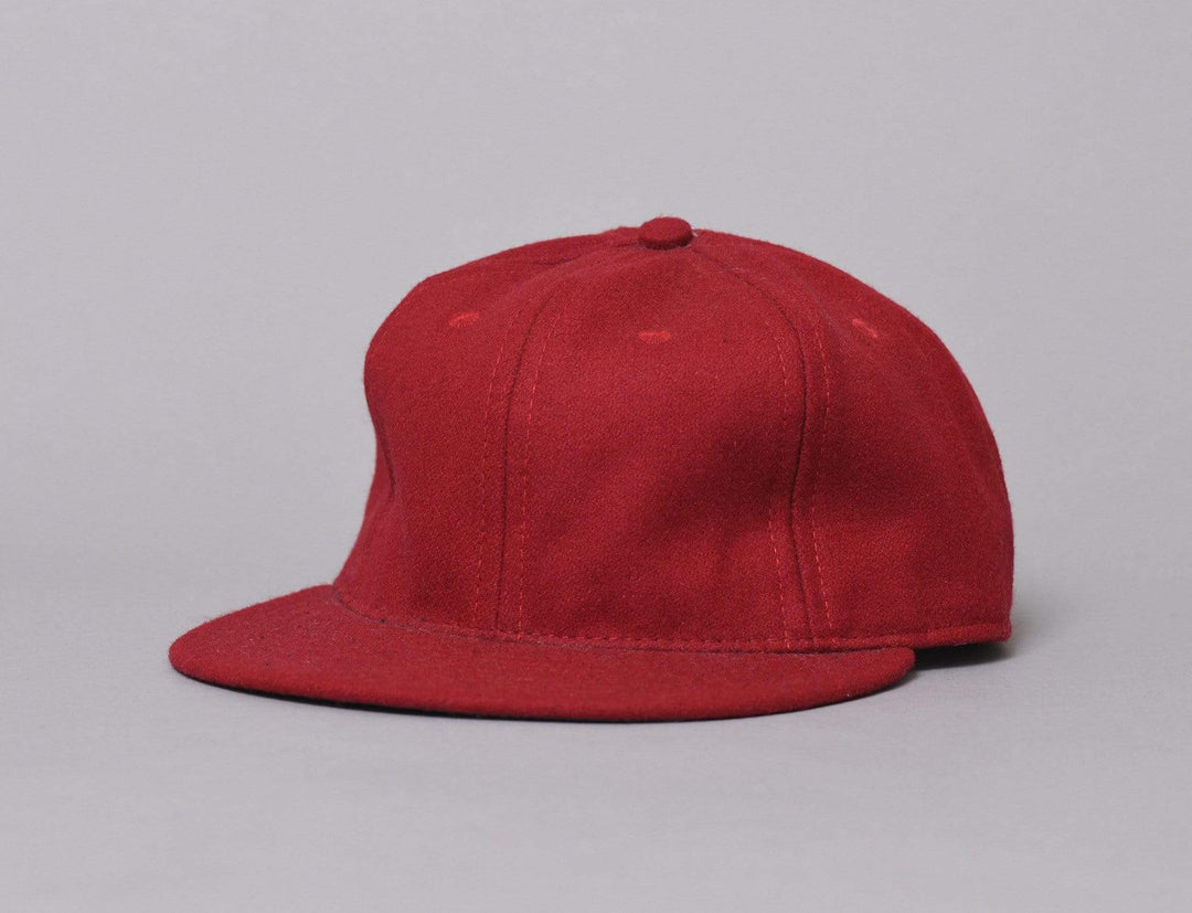 Cap Adjustable Ebbets Vintage Ballcap - Blank Burgundy Ebbets Field Flannels Adjustable Cap Cap / Red / One Size