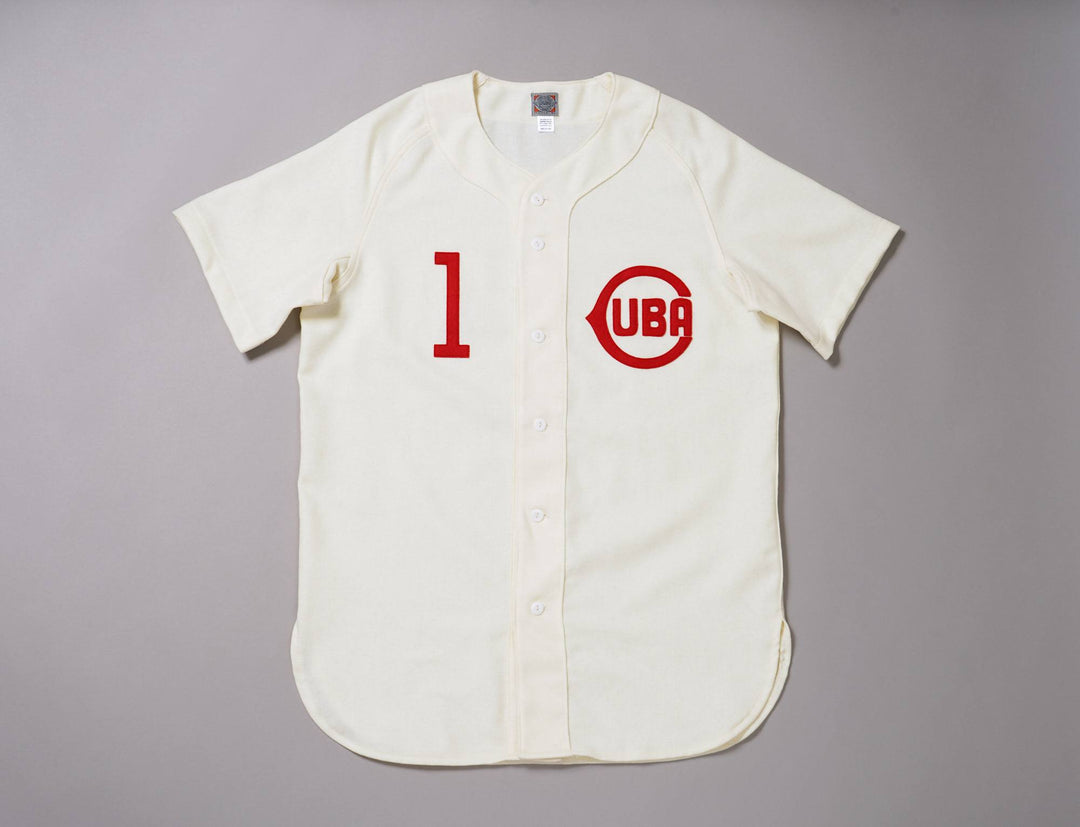 Clothing Baseball Jersey Ebbets Authentic Wool Flannel/Baseball Jersey - Cuba 1969 Home Jersey Ebbets Field Flannels