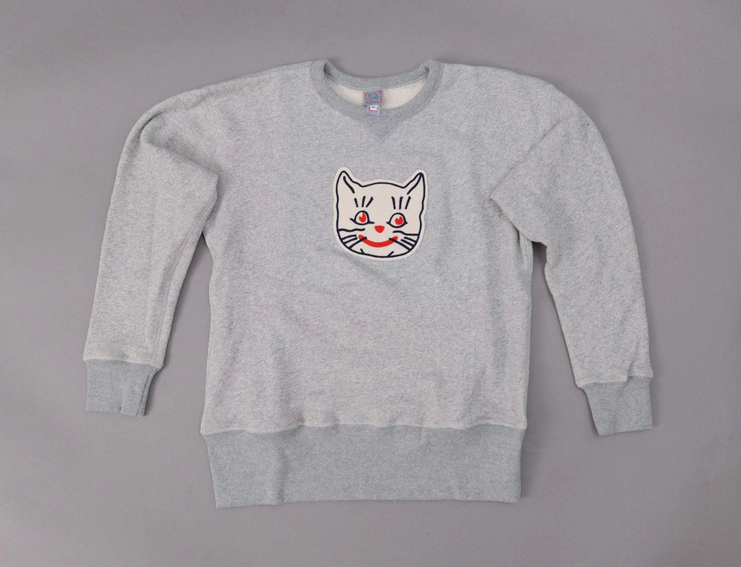 Clothing Sweater Ebbets Crewneck Sweat Kansas City Katz Heather Grey Ebbets Field Flannels