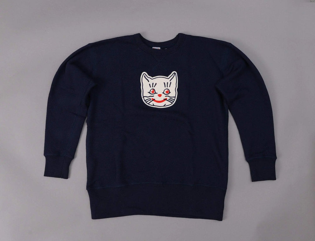Clothing Sweater Ebbets Crewneck Sweat Kansas City Katz Navy Ebbets Field Flannels