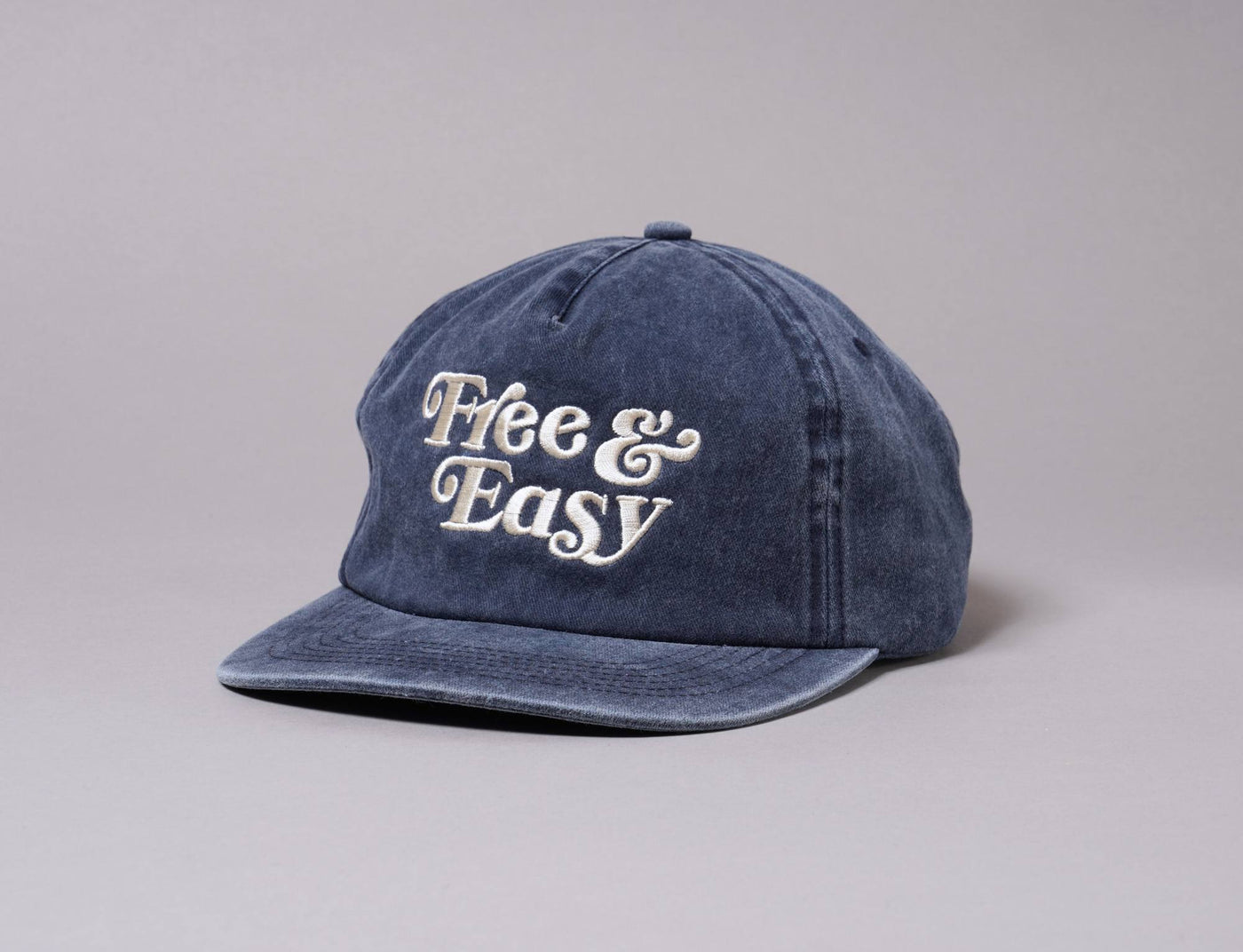 Cap Snapback Free & Easy Washed Snapback Cap Navy Free & Easy Bucket Hat / Blue / One Size