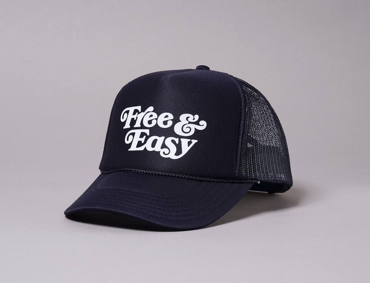 Cap Trucker Trucker Cap Free & Easy OG Trucker Cap Navy Free & Easy Trucker Cap / Blue / One Size