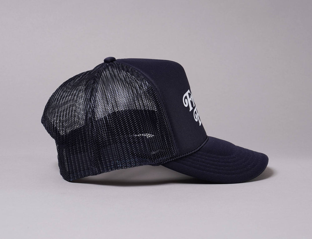 Cap Trucker Trucker Cap Free & Easy OG Trucker Cap Navy Free & Easy Trucker Cap / Blue / One Size