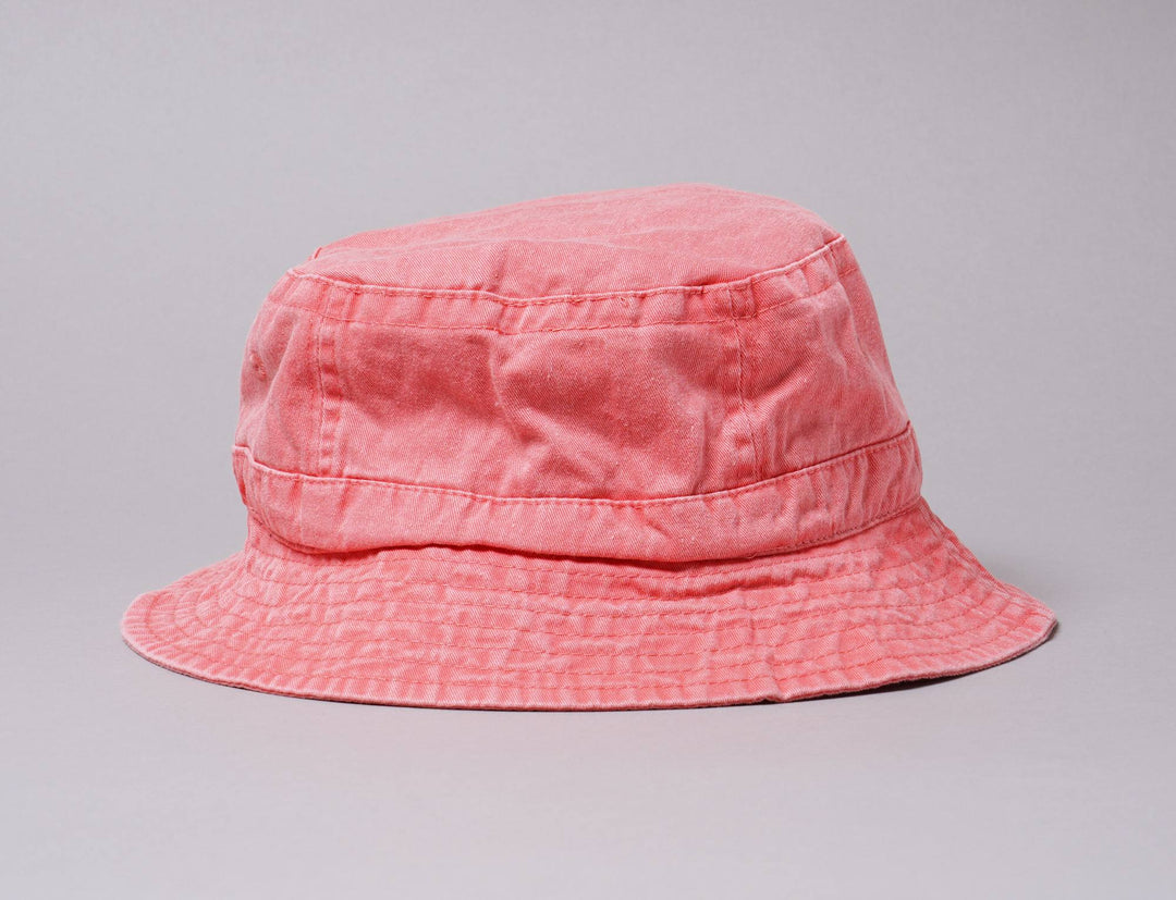 Hat Bucket Free & Easy Don't Trip Sun Faded Bucket Hat Coral Free & Easy