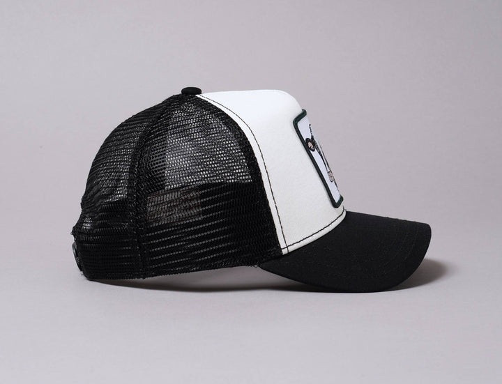 Cap Trucker Goorin Trucker Cap Black Cash Cow Goorin Trucker Cap / Black / One Size (55-61 cm)