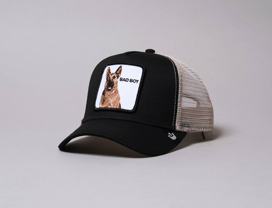 Cap Trucker Trucker Cap Bouncer Black/White - Goorin Bros Goorin Trucker Cap / Black / One Size (55-61 cm)