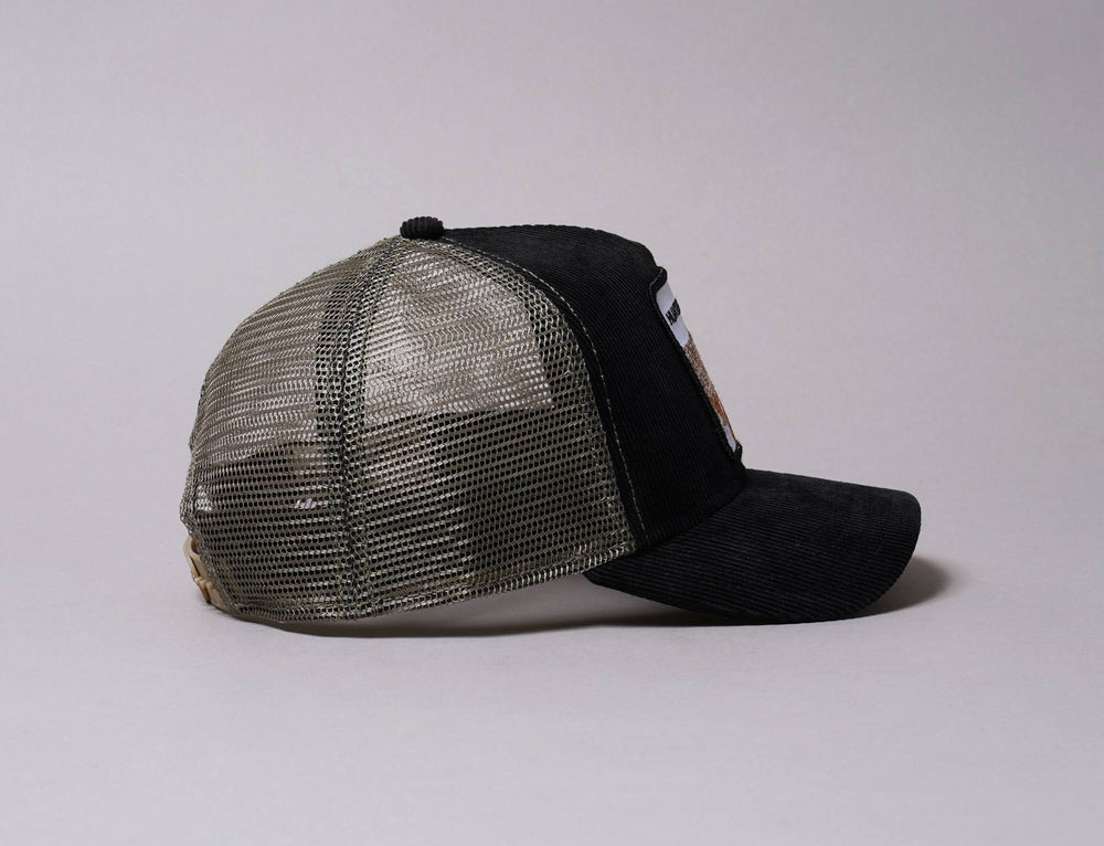 Cap Trucker Trucker Cap Hunter Black- Goorin Bros Goorin Trucker Cap / Black / One Size (55-61 cm)