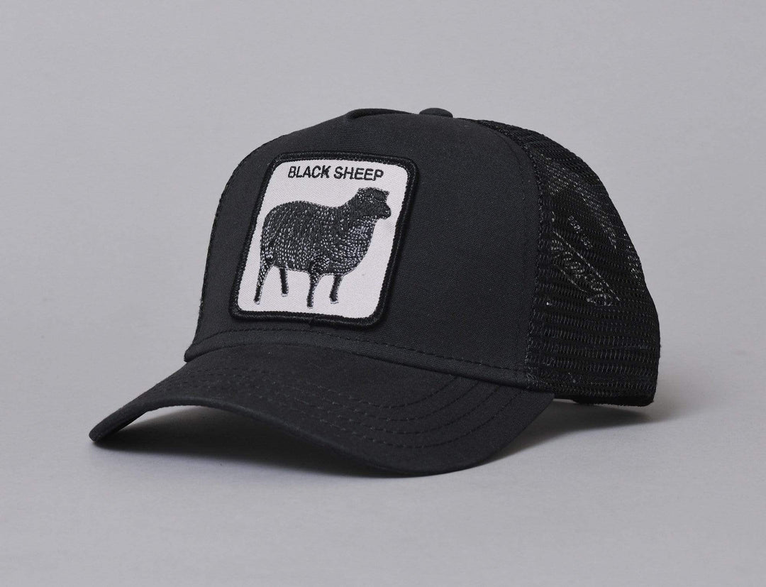 Cap Trucker Goorin Trucker Cap Naughty Lamb Black Goorin Trucker Cap / Black / One Size